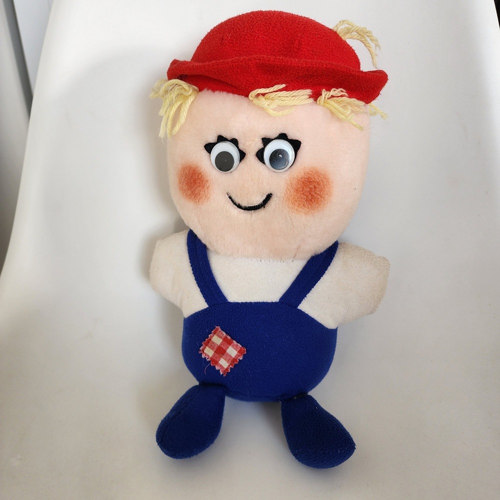 Del Monte Shoo Shoo Scarecrow Plushโ Stuffie Vintage 1983 Toy Country Yumkin